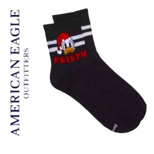 AMERICAN EAGLE OUTFITTERS X DISNEY➕Donald Duck Feisty Boyfriend Socks NWT